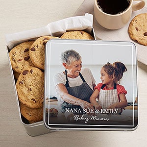 Photo & Text Personalized Photo Metal Treat Tin - 39696