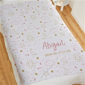 Baby Celestial Personalized 50x60 Lightweight Fleece Blanket - 39706-LF