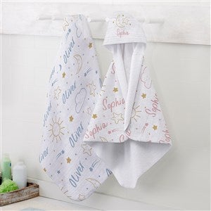 Baby Celestial Personalized Baby Hooded Towel - 39711