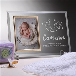 Baby Celestial Personalized Vertical Glass Frame - 39715