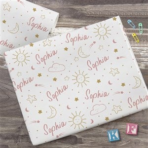 Baby Celestial Personalized Wrapping Paper Roll - 6ft Roll - 39719-R