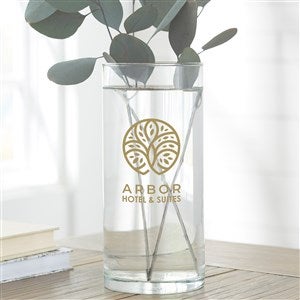 Personalized Logo 7.5" Cylinder Vase - 39722