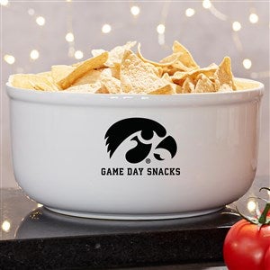 NCAA Iowa Hawkeyes Personalized 5 Qt. Chip Bowl - 39733-L