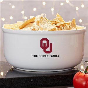 NCAA Oklahoma Sooners Personalized 5 Qt. Chip Bowl - 39734-L