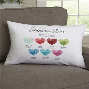 Birthstone Constellations Personalized Lumbar Velvet Throw Pillow - 39760-LBV