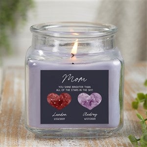 Birthstone Constellations Personalized 10 oz. Lilac Candle Jar - 39761-10LM