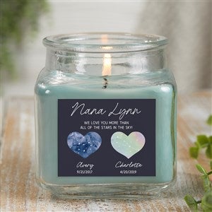 Birthstone Constellations Personalized10 oz. Eucalyptus Mint Candle Jar - 39761-10ES