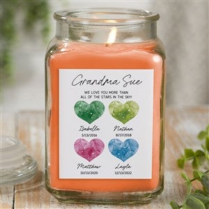 Birthstone Constellations Personalized 18 oz. Pumpkin Spice Candle Jar - 39761-18WC