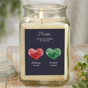 Birthstone Constellations Personalized 18 oz. Vanilla Candle Jar - 39761-18VB