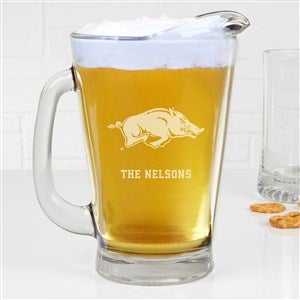 NCAA Arkansas Razorbacks Personalized Beer Pitcher - 39766