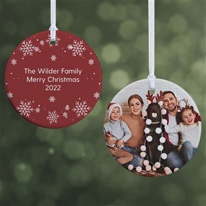 Cartoon Yourself Personalized Photo Ornament- 2.85" Glossy - 2 Sided - 39870-2