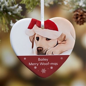 Cartoon Yourself Personalized Photo Heart Ornament- 3.25" Glossy - 1 Sided - 39872-1
