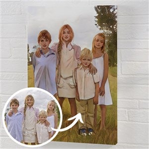 Cartoon Yourself Photo Canvas Print - 12" x 18" - 39873-S