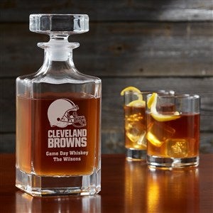 NFL Cleveland Browns Personalized Royal Decanter - 39875