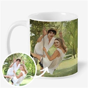 Cartoon Yourself Personalized Photo Coffee Mug 11 oz.- White - 39877-S