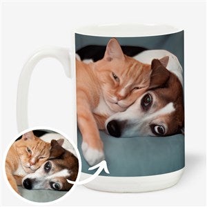 Cartoon Yourself Personalized Photo Coffee Mug 15 oz.- White - 39877-L