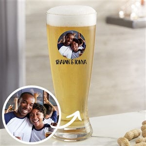 Cartoon Yourself Personalized Photo 23oz. Pilsner Glass - 39886-P