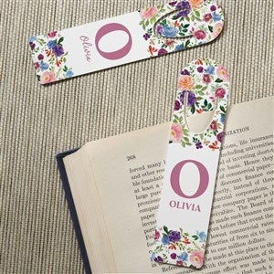 Forever Floral Personalized Bookmark Set - 39903