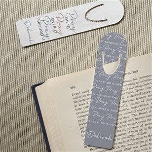 Pray On It Personalized Bookmark Set - 39908