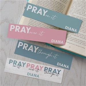 Pray On It Personalized Paper Bookmarks Set of 4 - 39909