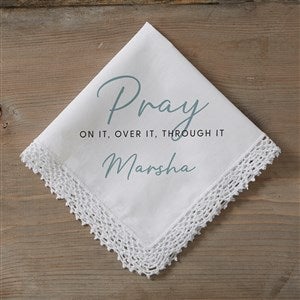 Pray On It Personalized Handkerchief - 39912