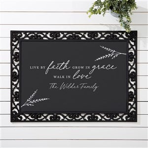 Live By Faith Personalized Doormat- 18x27 - 39918