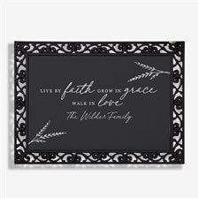 Live By Faith Personalized Doormat- 18x27 - 39918