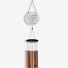 Live By Faith Personalized Wind Chimes - 39927