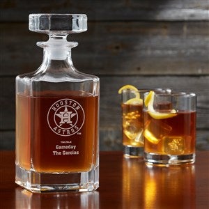 MLB Houston Astros Personalized Royal Decanter - 39937