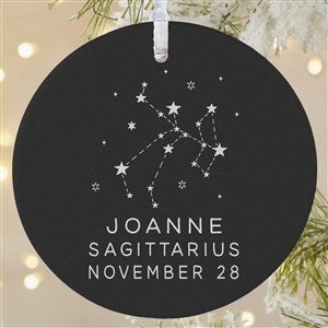 Zodiac Constellations Personalized Ornament-3.75 Matte - 1 Sided - 39958-1L