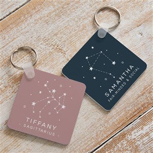 Zodiac Constellations Personalized Keyring - 39963