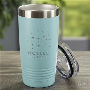 Zodiac Constellations Personalized 20 oz. Insulated Tumbler- Teal - 39969-T
