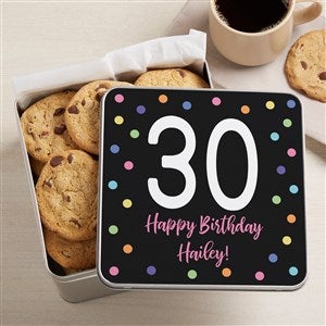 Birthday Confetti Personalized Metal Treat Tin - 39988