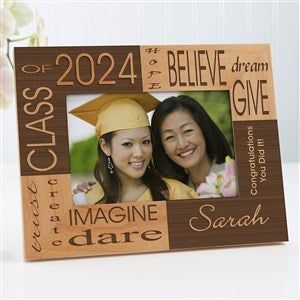 Personalized Graduation Picture Frames - Hope Dream and Believe - 4000-S