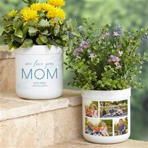 Her Memories Photo Collage Personalized Outdoor Flower Pot - 40019
