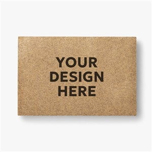 Personalized Logo Faux Coir Doormat - 40022