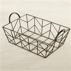 Black Wire Metal Storage Basket - 40039