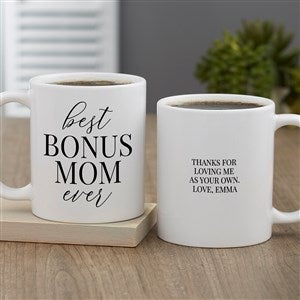 Bonus Mom Personalized Coffee Mug 11 oz.- White - 40119-W