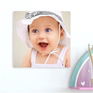 Baby Personalized Photo Tile- Square 8x8 - 40145-S