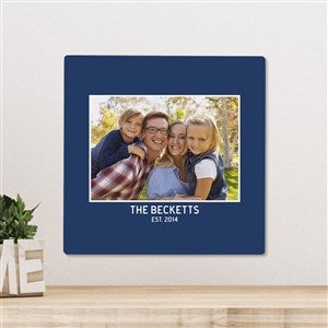 Photo Perfect Family Personalized Photo Tile- Square 8x8 - 40148-S
