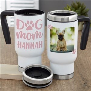 Dog Mom Personalized 14 oz. Commuter Travel Mug - 40169