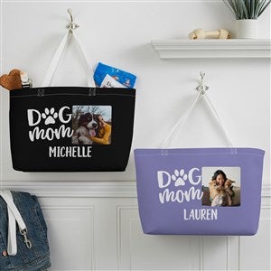 Dog Mom Personalized Photo Tote Bag - 40172