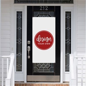 Design Your Own Personalized Door Banner- White - 40205-W