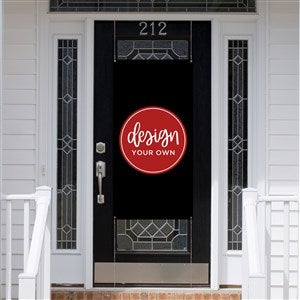 Design Your Own Personalized Door Banner- Black - 40205-B