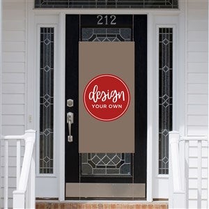 Design Your Own Personalized Door Banner- Brown - 40205-BR