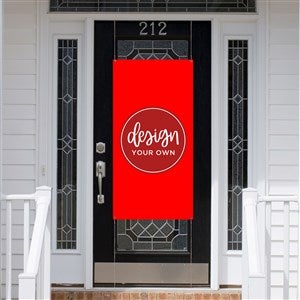 Design Your Own Personalized Door Banner- Red - 40205-R