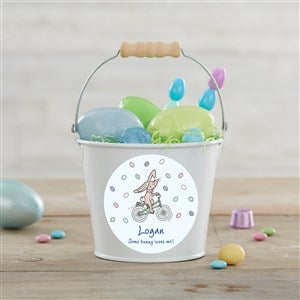 Easter philoSophies® Personalized Mini Treat Bucket-White - 40212-W