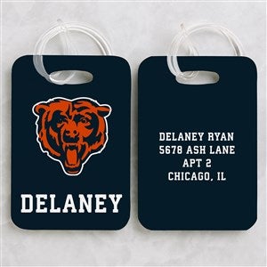 NFL Chicago Bears Personalized Luggage Tag 2 Pc Set - 40230