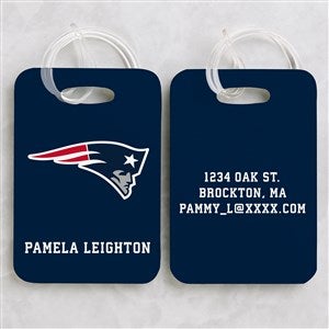 NFL New England Patriots Personalized Luggage Tag 2 Pc Set - 40235