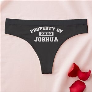 Property Of Personalized Thong - 40255